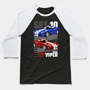 Viper SRT 10 Car Baseball T-Shirt